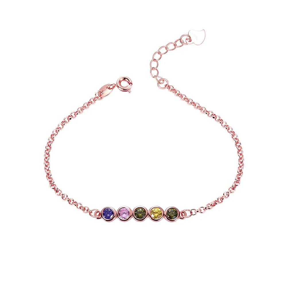 Custom Birthstone Bracelet