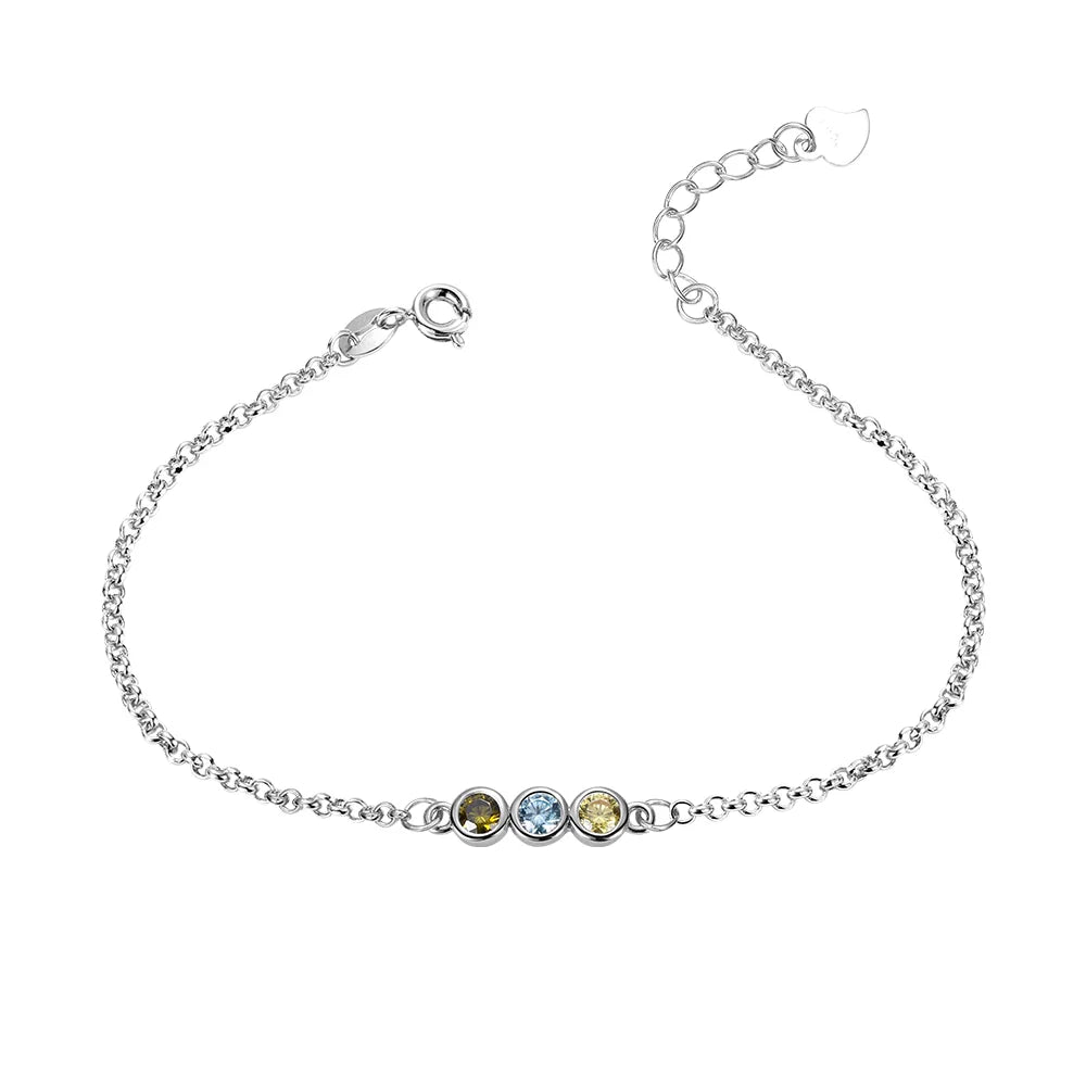 Custom Birthstone Bracelet