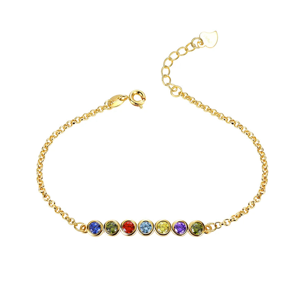 Custom Birthstone Bracelet