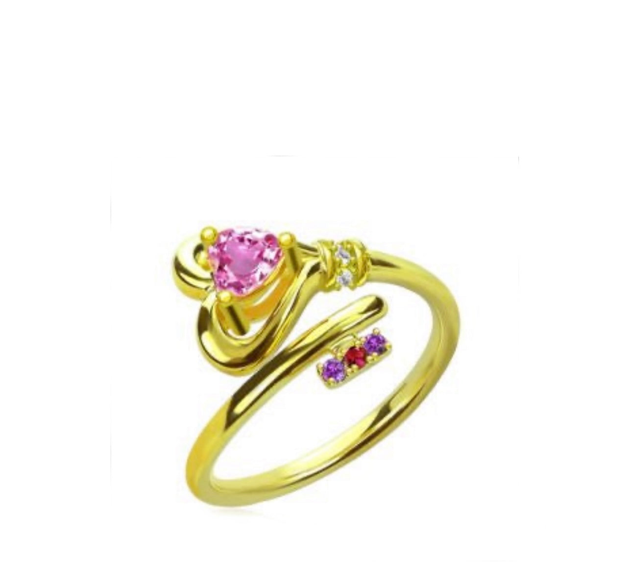 Birthstone Heart Ring