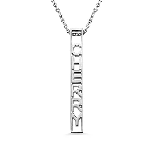 Bar Name Necklace