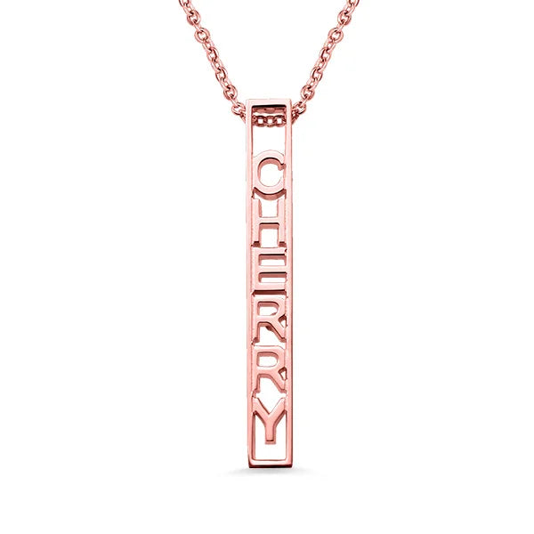 Bar Name Necklace